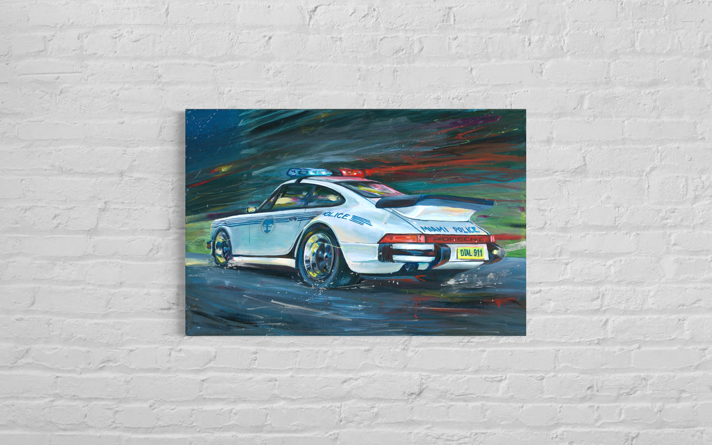 Miami PD 930, acrylic on canvas 30x20 in