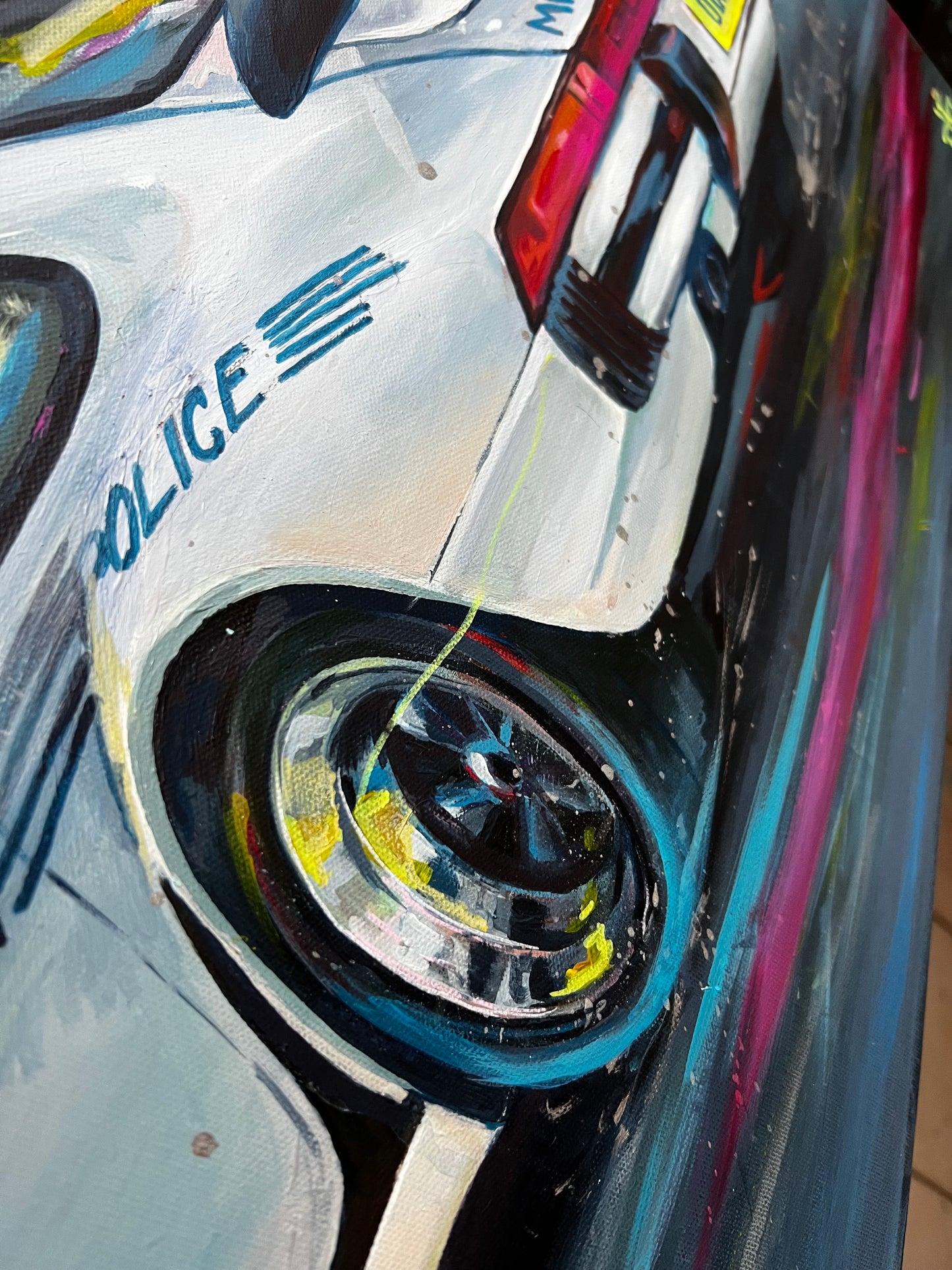 Miami PD 930, acrylic on canvas 30x20 in