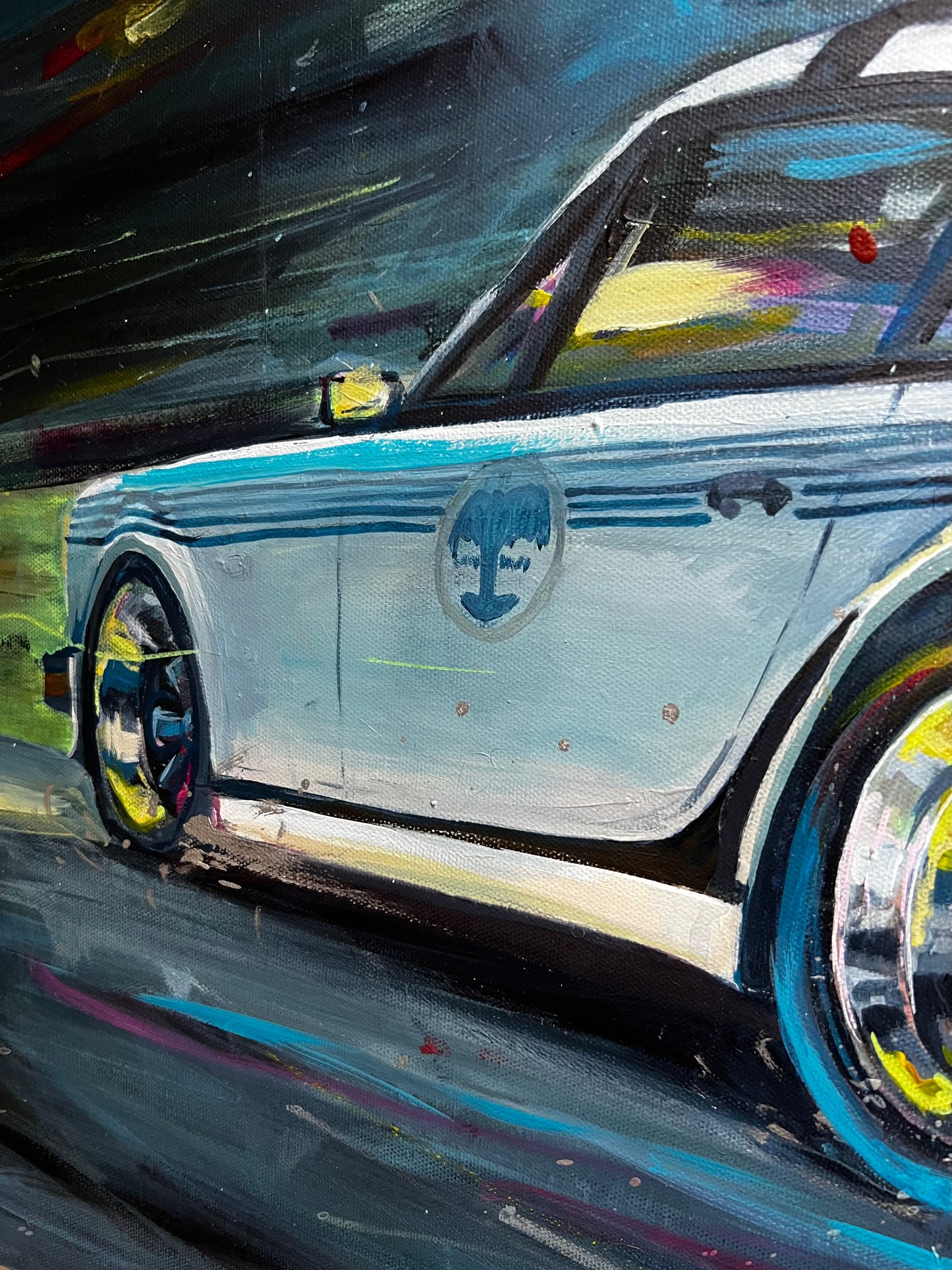 Miami PD 930, acrylic on canvas 30x20 in