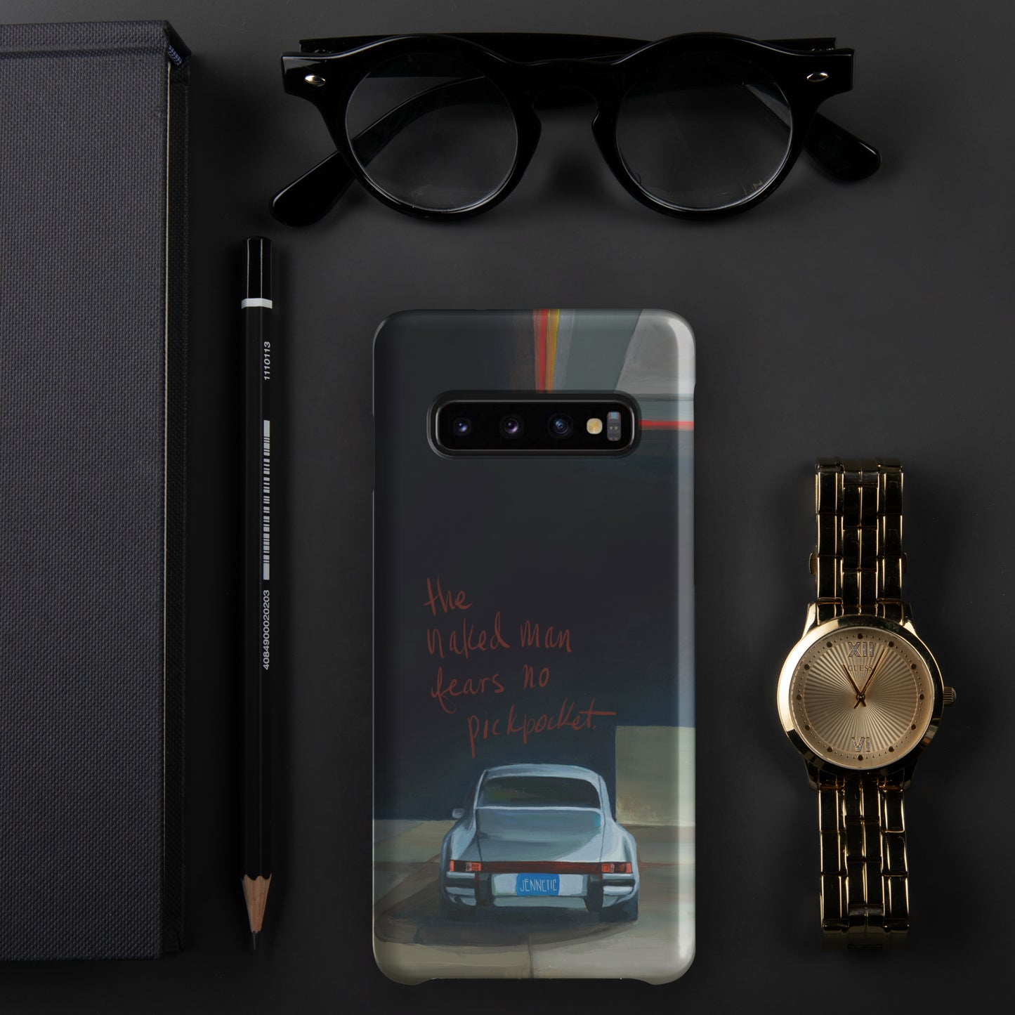 The naked man fears no pick pocket Samsung phone case