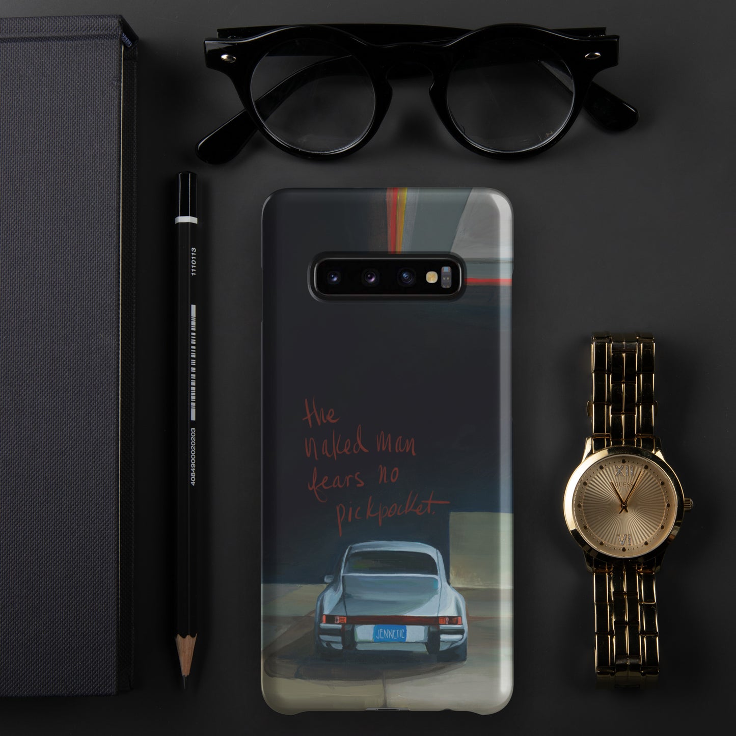 The naked man fears no pick pocket Samsung phone case