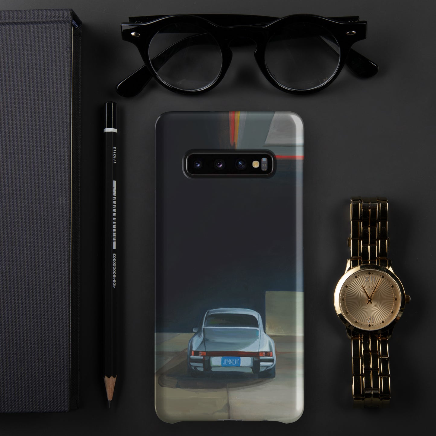 The naked man fears no pickpocket (no text) Samsung phone case