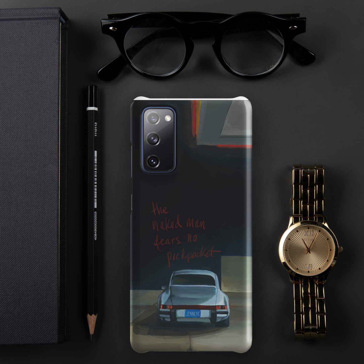 The naked man fears no pick pocket Samsung phone case