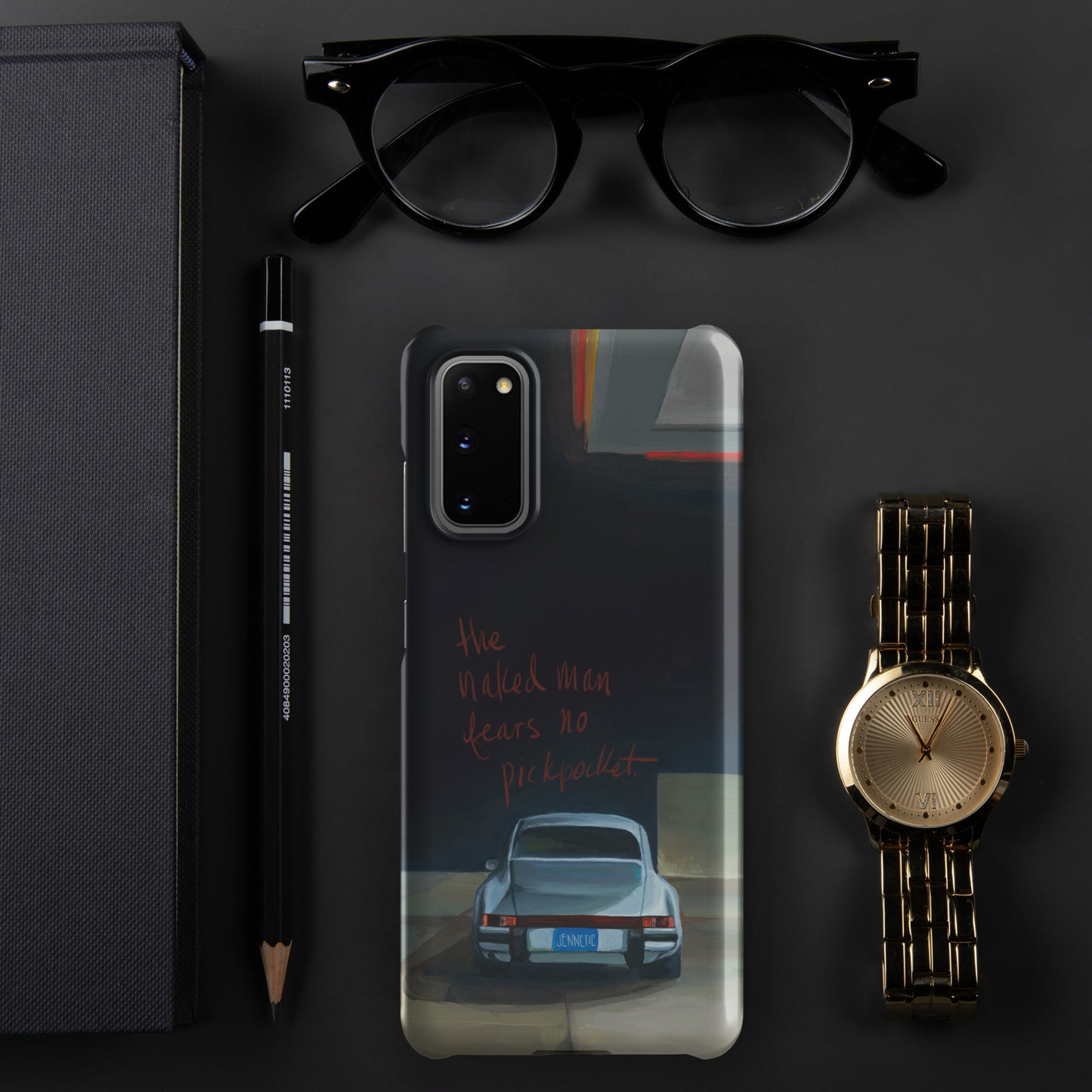 The naked man fears no pick pocket Samsung phone case