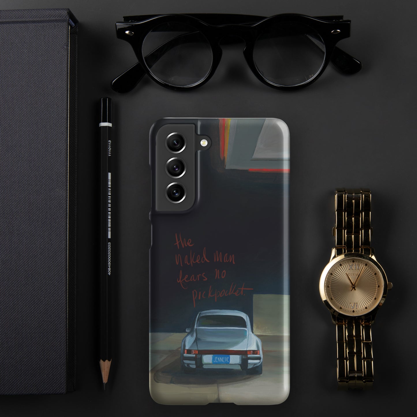 The naked man fears no pick pocket Samsung phone case