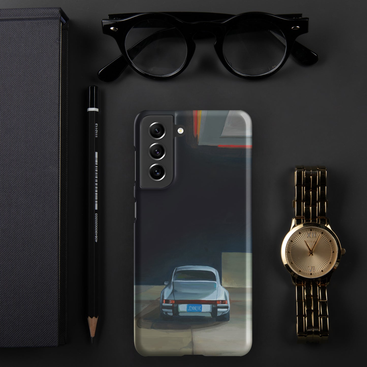 The naked man fears no pickpocket (no text) Samsung phone case