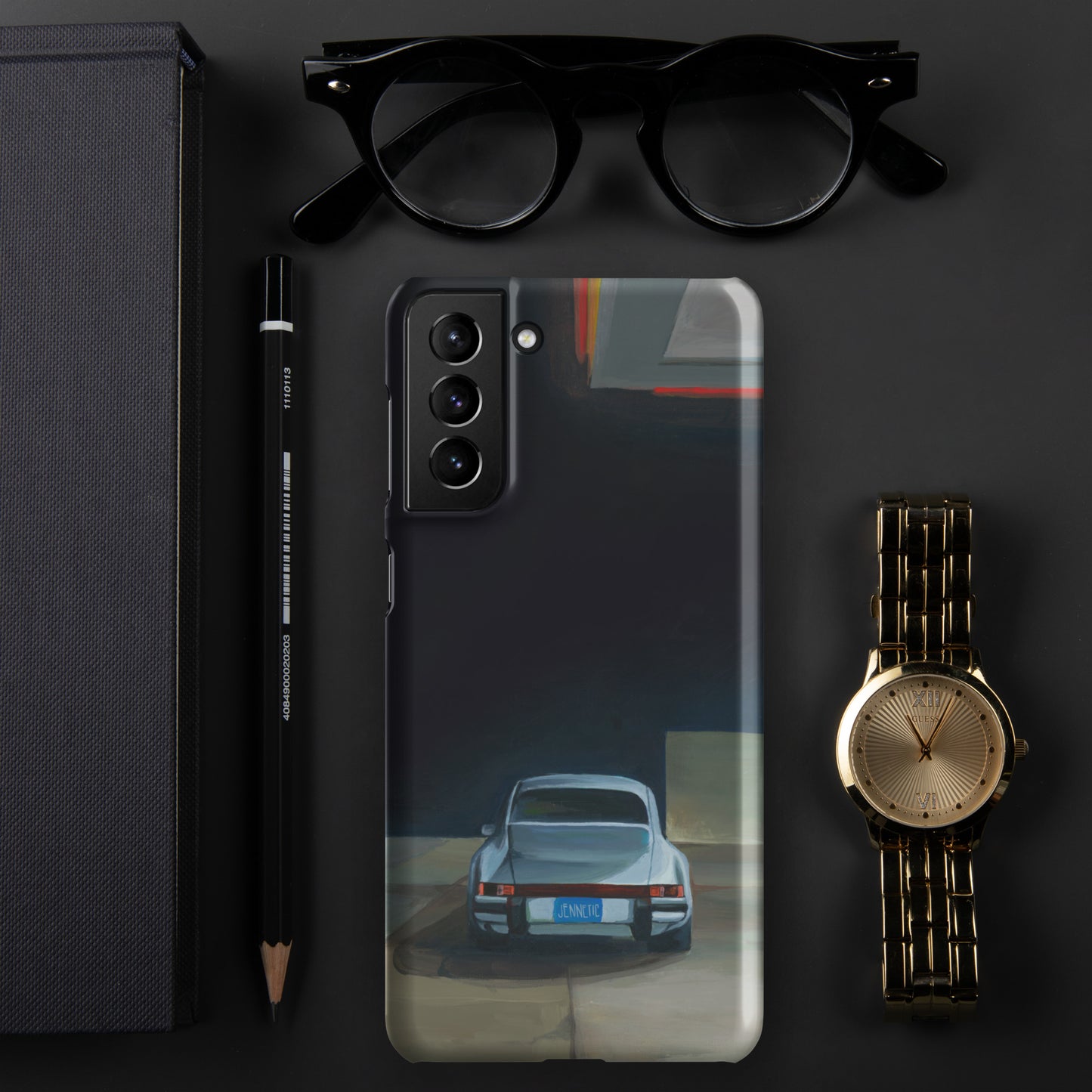 The naked man fears no pickpocket (no text) Samsung phone case