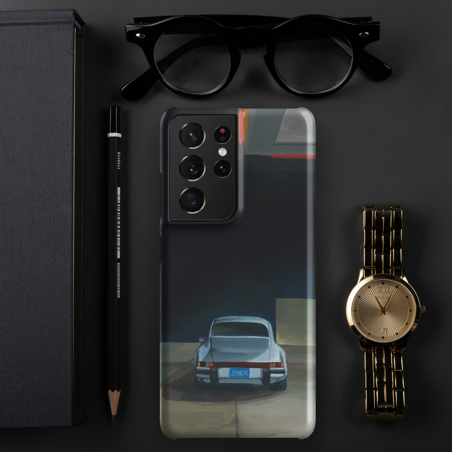 The naked man fears no pickpocket (no text) Samsung phone case