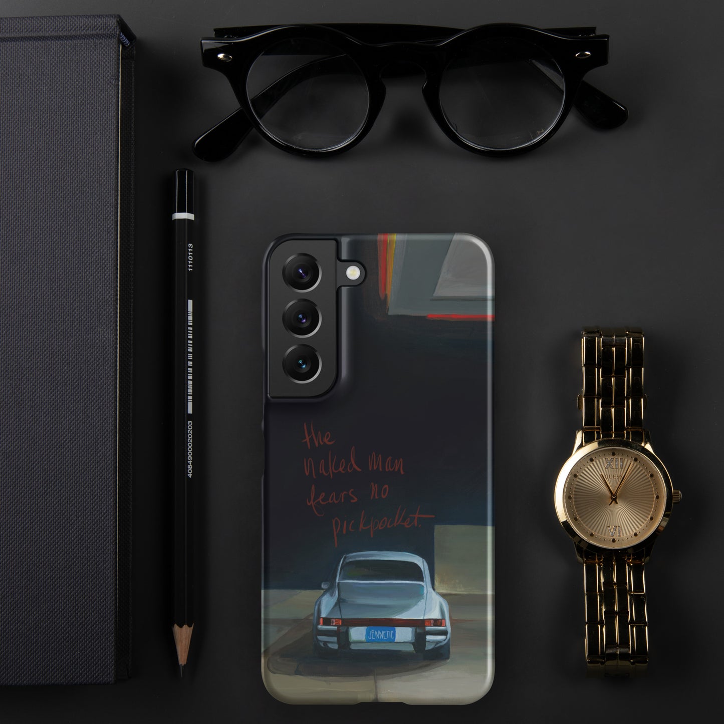 The naked man fears no pick pocket Samsung phone case