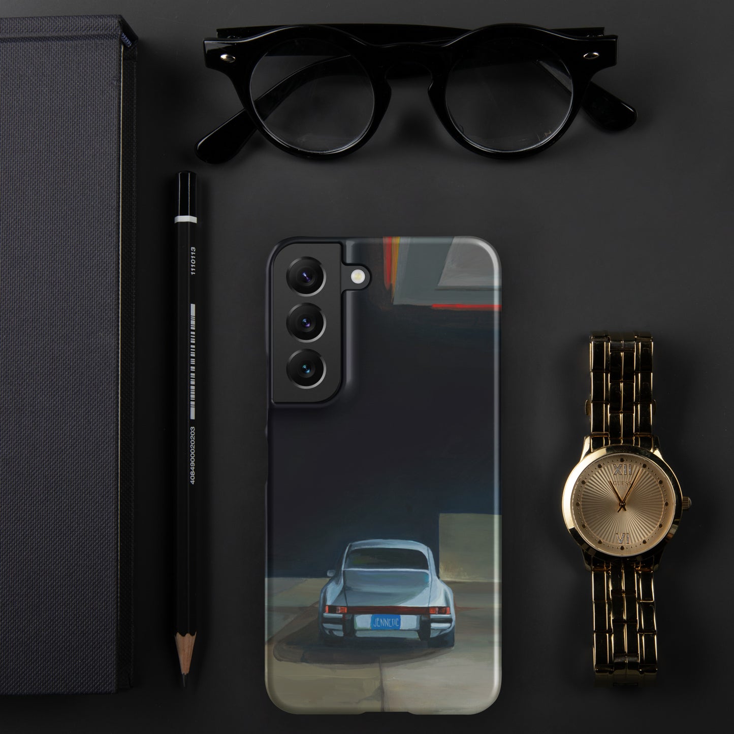 The naked man fears no pickpocket (no text) Samsung phone case