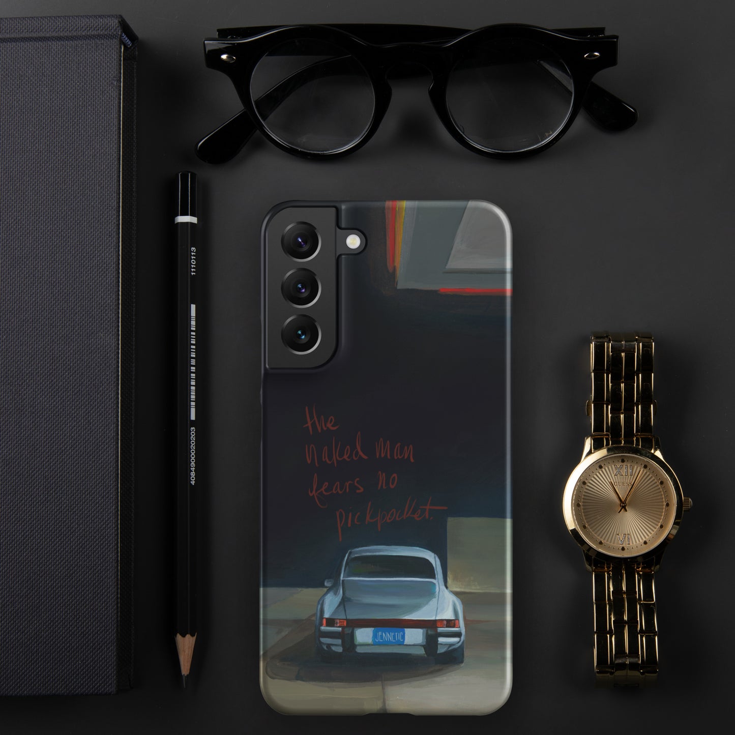 The naked man fears no pick pocket Samsung phone case