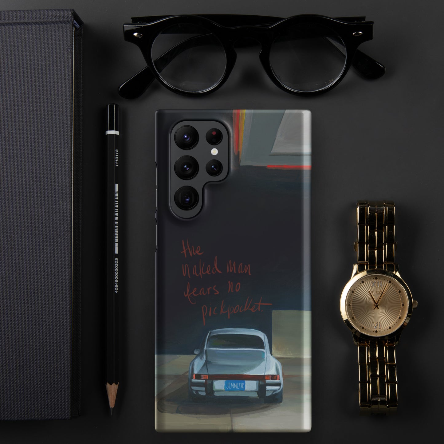 The naked man fears no pick pocket Samsung phone case