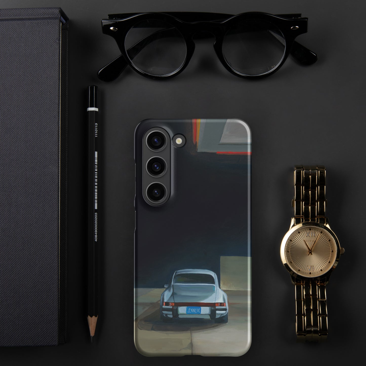 The naked man fears no pickpocket (no text) Samsung phone case