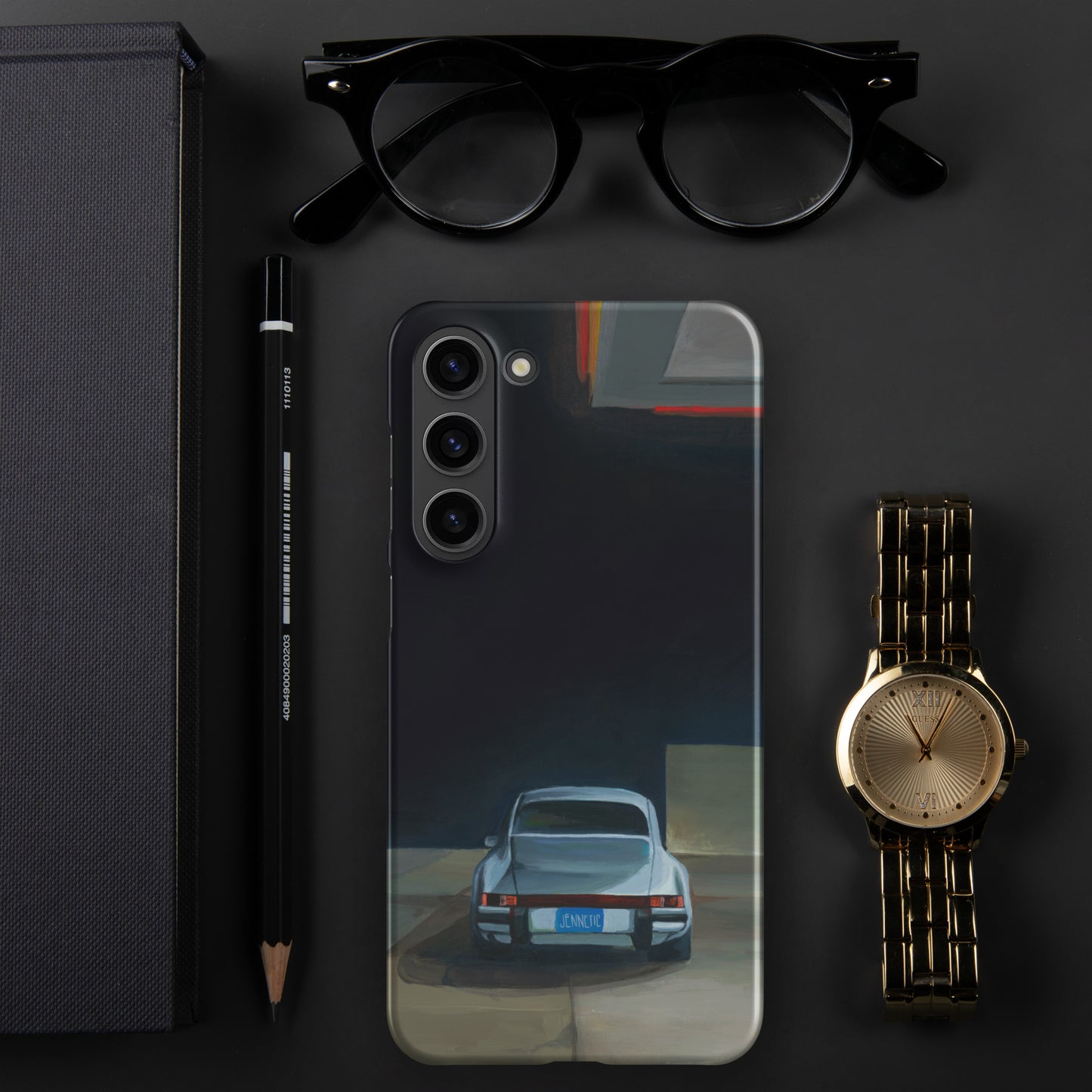 The naked man fears no pickpocket (no text) Samsung phone case