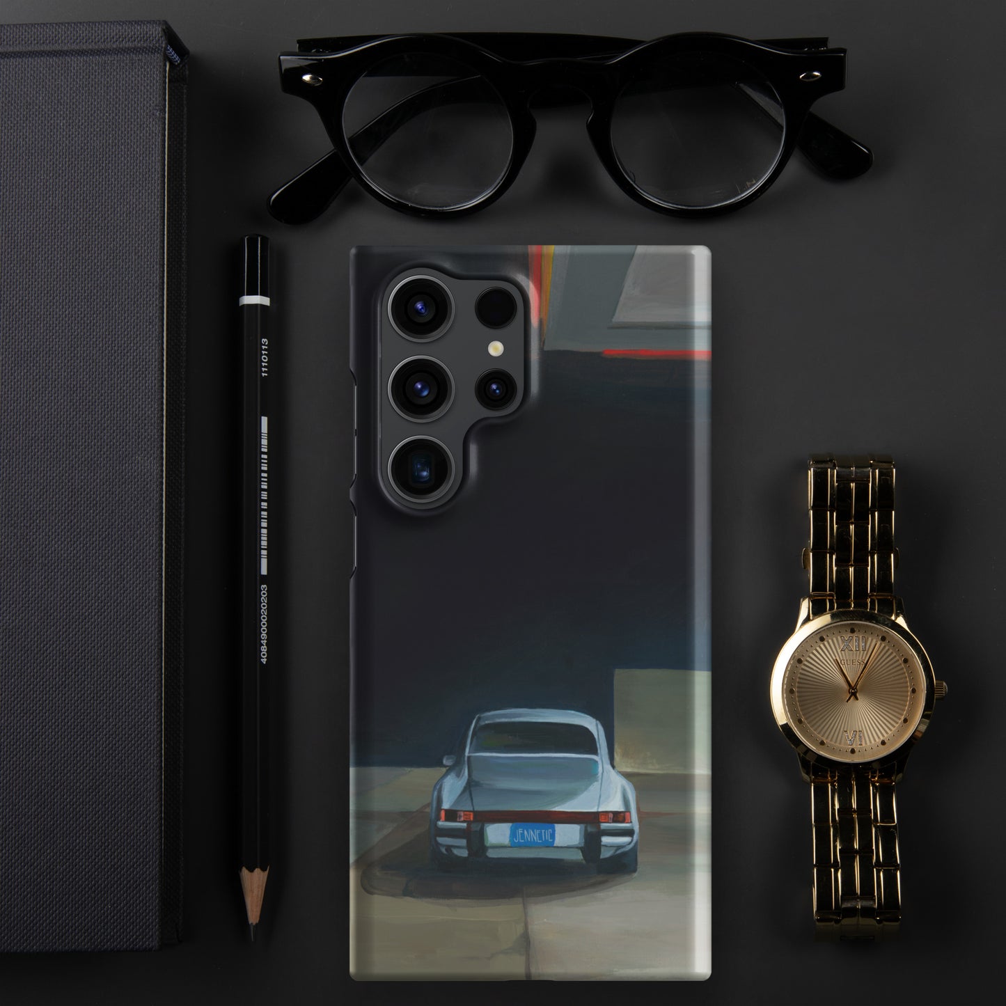 The naked man fears no pickpocket (no text) Samsung phone case