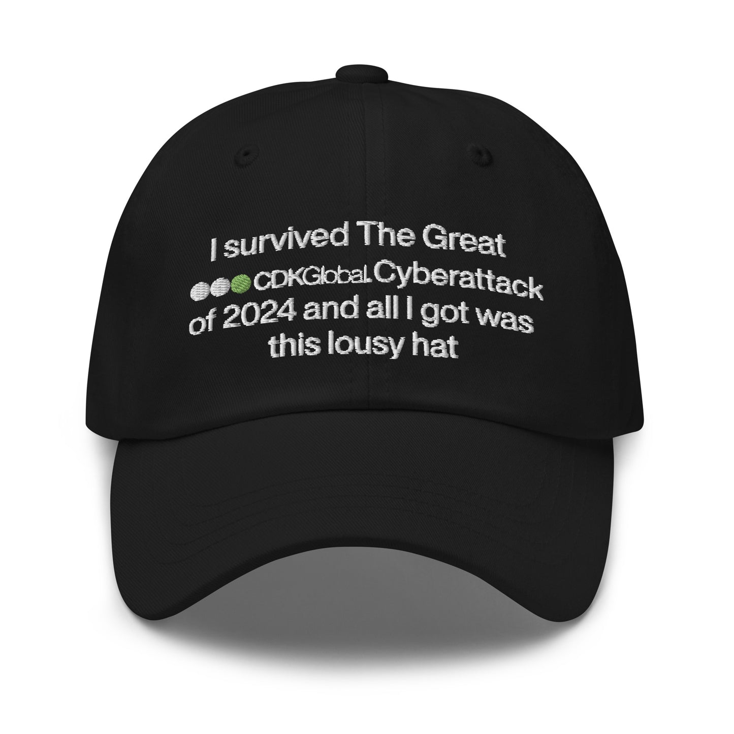 I survived The Great CDK Cyberattack of 2024 and all I got was this lousy hat