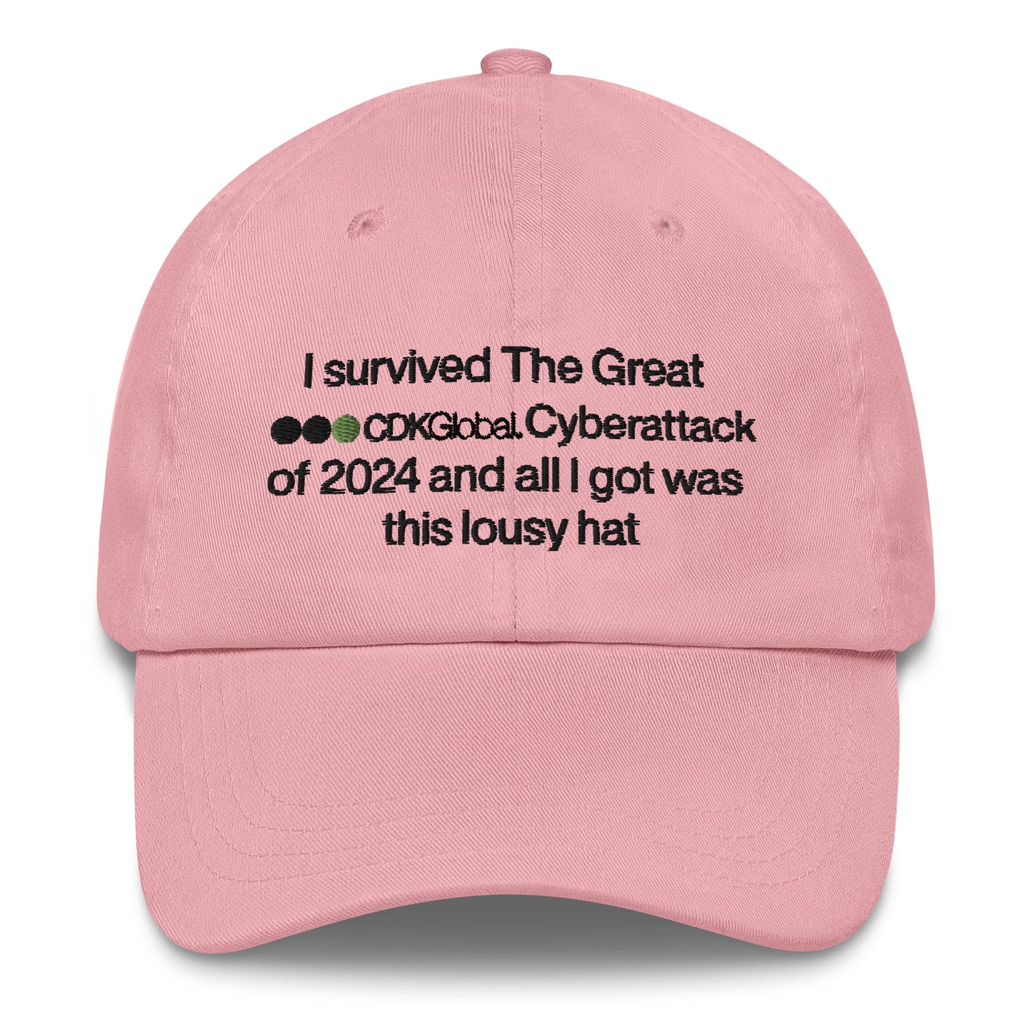 I survived The Great CDK Cyberattack of 2024 and all I got was this lousy hat