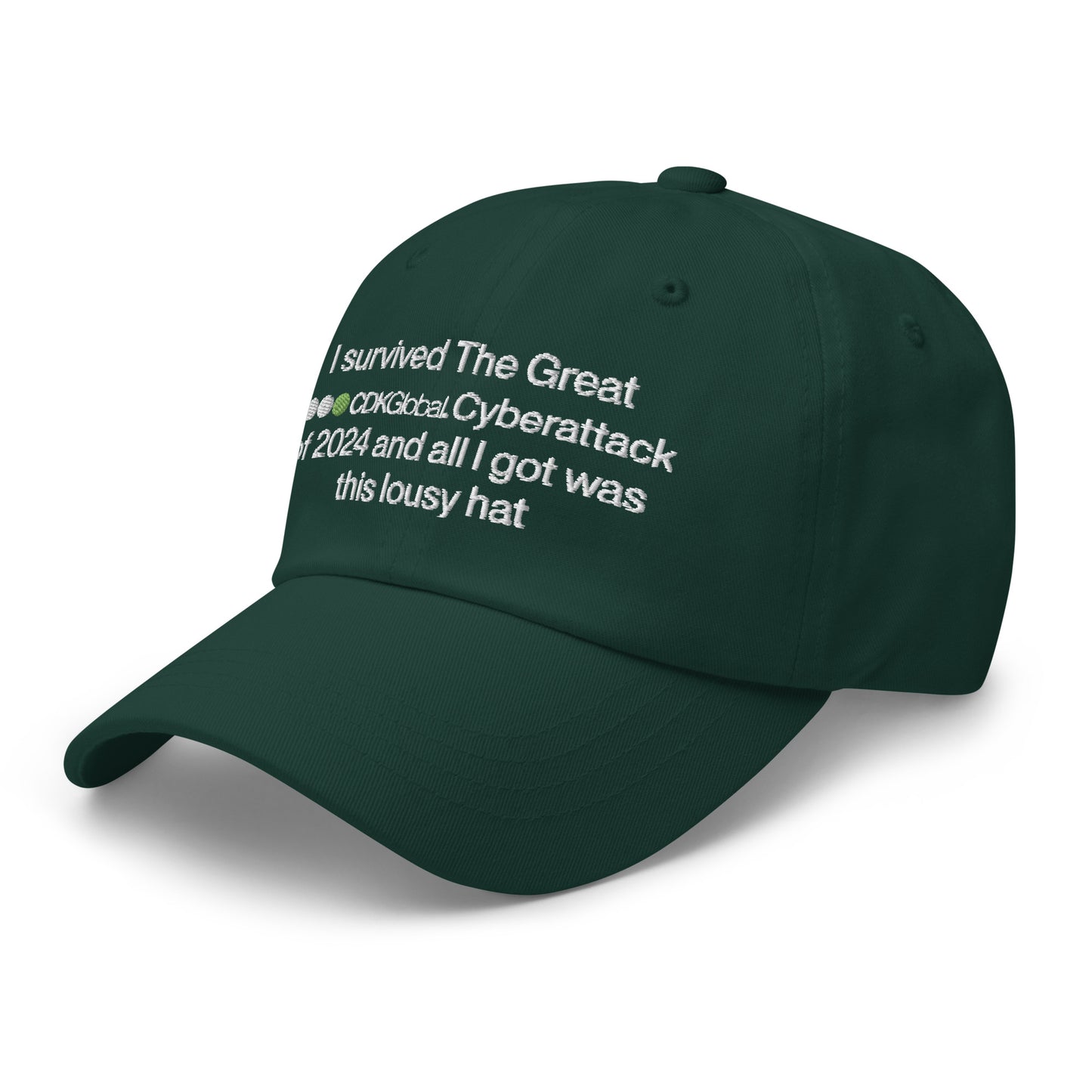 I survived The Great CDK Cyberattack of 2024 and all I got was this lousy hat