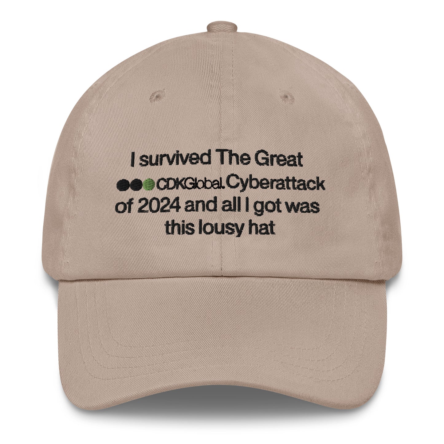 I survived The Great CDK Cyberattack of 2024 and all I got was this lousy hat