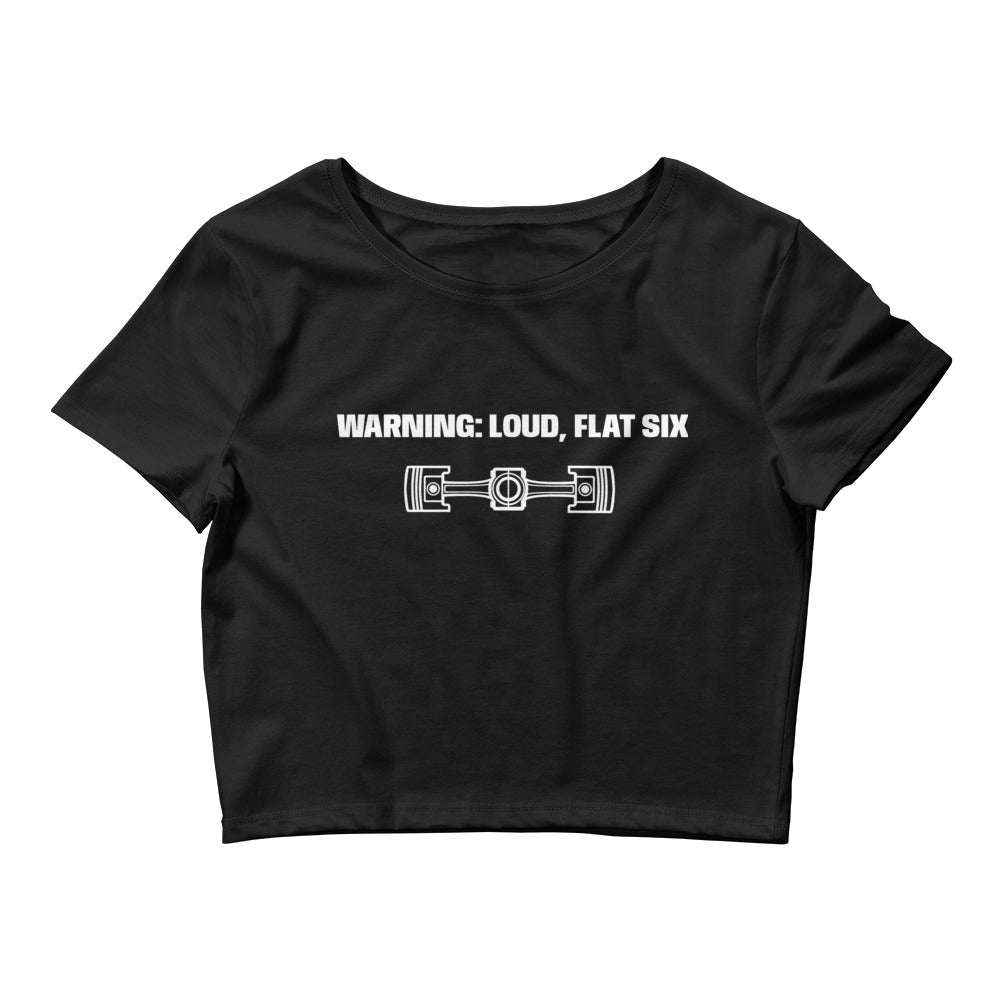 LOUD FLAT SIX crop top